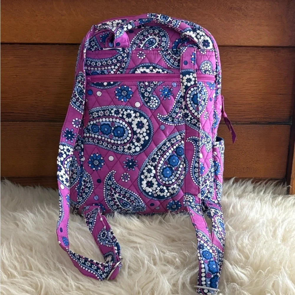 Vera Bradley Purple ‘Boysenberry Paisley’ Mini Backpack